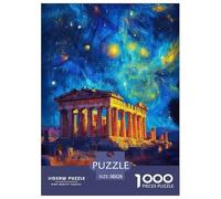 Puzzle Temple of Artemis 1000 Pieces Puzzles for Adults 100% Recycled Cardboard Great Architecture Ladies' Gifts Decoration Puzzle 38x26cm/1000pcs