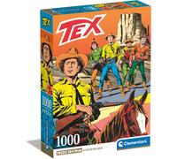 Clementoni - Jigsaw Puzzle 1000 Pieces Comics for Adults and Teenagers, Tex Illustration with Poster Included, Special Series, Gift Idea for Men and Women, Made in Italy, 50 x 70 cm, 39840