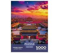 Puzzle The Forbidden City 1000 Pieces Puzzles for Adults 100% Recycled Cardboard Great Architecture Ladies' Gifts Home Decoration 70x50cm/1000pcs
