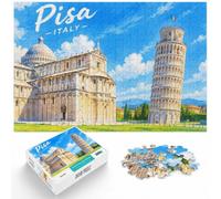 Puzzle The Leaning Tower of Pisa 1000pcs (38x26cm) for Adults | For relaxed weekends: Adult jigsaw puzzle with 1000 pieces is suited to quiet evenings and weekend relaxation.