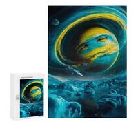 Puzzle Time - A Strange World, 300 PCS, Displayable Picture Puzzle, New Year Party Activity, for Screen-Free Relaxation at Home