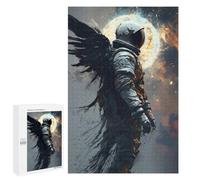 Puzzle Time - Astronaut Cosmic Ascension, 1000 PCS, Displayable Picture Puzzle, Seasonal Home Décor, with A Decorative Finished Picture