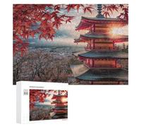 Puzzle Time - Autumn In Japan, 300 PCS, Decorative Jigsaw for Grown-Ups, Year-End Present; for Shared Table Time