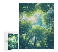 Puzzle Time - Beneath The Forest Canopy, 500 PCS, Wooden Brain Teaser for Adults, New Year Gift; for Shared Table Time