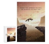Puzzle Time - Bold Leap of Faith, 300 PCS, Displayable Picture Puzzle, Year-End Present, for Mindful Indoor Entertainment