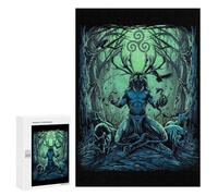 Puzzle Time - Cernunnos Celtic Irish, 300 PCS, Displayable Picture Puzzle, Winter Gift - for Quiet Evenings And Focused Play