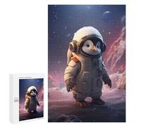 Puzzle Time - Cute Explorer Penguin Snow, 1000 PCS, Adult Picture Puzzle, Winter Activity Gift, for Mindful Indoor Entertainment
