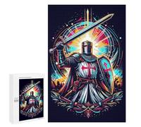 Puzzle Time - Deus Vult, 1000 PCS, Decorative Jigsaw for Grown-Ups, Year-End Present; for Shared Table Time