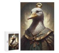 Puzzle Time - Duck Mystical Creatures, 300 PCS, Adult Wooden Jigsaw, Winter Activity Gift, with A Decorative Finished Picture