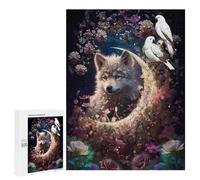 Puzzle Time - Enchanted Wolf Garden, 500 PCS, Challenging Puzzle for Adults, Seasonal Gift, with A Decorative Finished Picture
