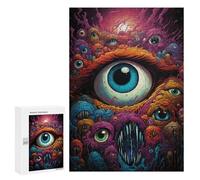 Puzzle Time - Eye of Madness, 300 PCS, Challenging Puzzle for Adults, New Year Decoration, for Screen-Free Relaxation at Home