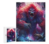Puzzle Time - Fiery Beast Unleashed -1, 500 PCS, Challenging Puzzle for Adults, Seasonal Gift, with A Decorative Finished Picture