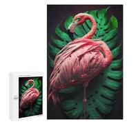 Puzzle Time - Flamingo Generative AI, 1000 PCS, Challenging Puzzle for Adults, Gift for Winter Evenings; for Shared Table Time