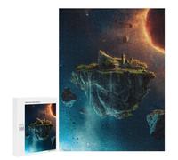 Puzzle Time - Floating Island, 500 PCS, Displayable Picture Puzzle, Seasonal Home Décor, with A Decorative Finished Picture