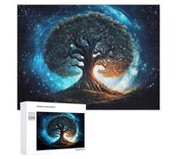 Puzzle Time - Galactic Tree of Life -2, 500 PCS, Challenging Puzzle for Adults, New Year Decoration, for Screen-Free Relaxation at Home