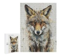 Puzzle Time - Gaze of The Wild, 500 PCS, Decorative Wooden Puzzle, Home Décor Activity, for Relaxing Solo Or Group Play