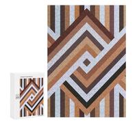 Puzzle Time - Geometric Shapes V, 300 PCS, Displayable Picture Puzzle, Year-End Present, for Mindful Indoor Entertainment