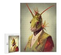 Puzzle Time - Grasshopper Unrealism, 500 PCS, Wooden Picture Puzzle for Grown-Ups, Relaxing Home Activity; for Couples, Friends And Family