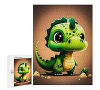 Puzzle Time - Green Dragonling Adventure, 500 PCS, Adult Tabletop Puzzle, Gift for Winter Evenings, for Mindful Indoor Entertainment