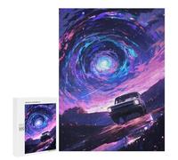 Puzzle Time - Into The Vortex, 500 PCS, Decorative Wooden Puzzle, New Year Decoration - for Detail-Focused Puzzlers