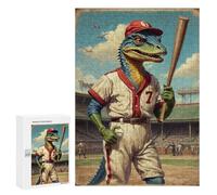 Puzzle Time - Jurassic Baseball Star 7, 300 PCS, Challenging Puzzle for Adults, Gift for Winter Evenings; for Shared Table Time