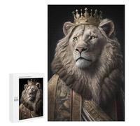 Puzzle Time - Lion Generative AI, 1000 PCS, Adult Tabletop Puzzle, Festive Gift for Adults; for Couples, Friends And Family