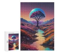 Puzzle Time - Magical River Tree Bubble, 300 PCS, Challenging Puzzle for Adults, Seasonal Gift, with A Decorative Finished Picture