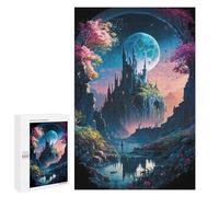 Puzzle Time - Mystical Moonlit Castle, 1000 PCS, Adult Tabletop Puzzle, Festive Gift for Adults; for Couples, Friends And Family