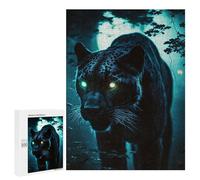 Puzzle Time - Panther In The Dark Forest, 500 PCS, Decorative Jigsaw for Grown-Ups, Festive Gift for Adults; for Couples, Friends And Family