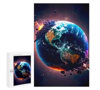 Puzzle Time - Planetary Transformation Earth's Dynamic Layers Revealed, 1000 PCS, Adult Tabletop Puzzle, Screen-Free Activity - for Detail-Focused Puzzlers