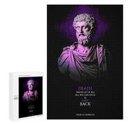 Puzzle Time - Royal Marcus Aurelius Quote, 1000 PCS, Decorative Jigsaw for Grown-Ups, Seasonal Home Décor; for Couples, Friends And Family