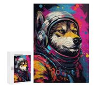 Puzzle Time - Space Dog Explorer-187, 300 PCS, Challenging Puzzle for Adults, Screen-Free Activity, for Mindful Indoor Entertainment