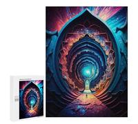 Puzzle Time - Stairway to Cosmic Dreams, 500 PCS, Displayable Picture Puzzle, Winter Gift - for Quiet Evenings And Focused Play