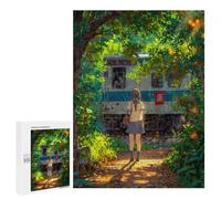 Puzzle Time - Staying Back, 500 PCS, Wooden Jigsaw Puzzle for Adults, Relaxing Home Activity - to Assemble, Frame And Display