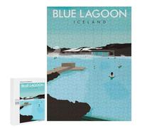 Puzzle Time - The Blue Lagoon, 500 PCS, Jigsaw Puzzle for Adults, New Year Party Activity, for Relaxing Solo Or Group Play
