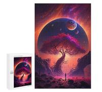 Puzzle Time - The Cosmic Arboreal, 1000 PCS, Decorative Jigsaw for Grown-Ups, New Year Party Activity - for Quiet Evenings And Focused Play