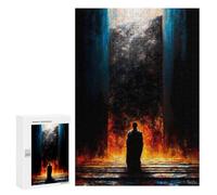 Puzzle Time - The Pilgrim Before The Sealed Gate - The One Who Dared to Stand, 300 PCS, Adult Picture Puzzle, New Year Decoration - for Quiet Evenings And Focused Play