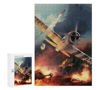 Puzzle Time - War Thunder, 300 PCS, Wooden Brain Teaser for Adults, for Relaxing Solo Or Group Play