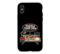 PUZZLE TIMER CREW Speed Puzzling Team Challenge Case for iPhone X/XS