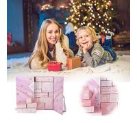 Puzzle Toy 2024 Christmas Advent Calendar Boxes Create Your Own Calendar for 24 Days DIY Activity for Children and Small Models (32.5x30x8cm)