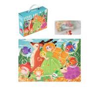 Puzzle Toy Large Puzzles 60 Piece Educational Development Toys for Toddlers and Preschool Children Ages 3 to 8 Years Learning Activities (A, One Size)