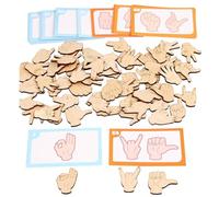 Puzzle Toy Set - Shape Matching Activity, Interactive Wooden Learning Toys with Fun Design, Cognitive Skill Builder with Tactile Pieces, Inspired Game for Preschoolers, Hand Dexterity