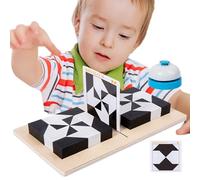 Puzzle Toys For Kids - Wooden Puzzle, Engaging Building Toy Brain Teaser | For Skill Development, Brain Teaser Challenge, Stem Blocks Toys | Enhance Logic Parent-child Interactive Table Games