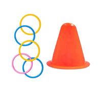 Puzzle Toys For Small Animals - 20cm Stacking Bunny Rings Set, Interactive Chew Toys, Pet Enrichment Game | Durable Jack Rings