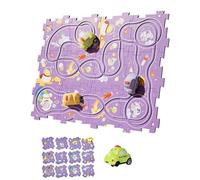 Puzzle Track Car Playset,Puzzle Track Machine - Hand Eye Coordination Exercise and Spatial Thinking Parent-Child Interaction Toy for Halloween