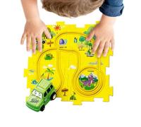 Puzzle Type Car Racing Circuit | Battery Operated Interactive Board | Track - for Boys and Girls on Christmas Birthday Learning And With Friends