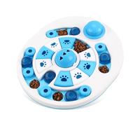 Puzzle Type Slow Feeding Bowl for Dogs, Non-Slip Flat Maze Base - 360° Rotating Slow Rising Bowl for Large Breed Dogs Puppy Education Mental Play Ball Prevention