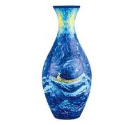 Puzzle Vase 160-Piece Puzzle Vase | Flower Arranging Home Decor | Includes Leak-Proof Inner Cup