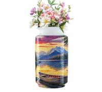 Puzzle Vase - 3D Interlocking Craft Puzzle, Artistic Model Set | Decorative Building Kit For Adults, Engaging Home Decor Piece Women Crafters Mother's Day Present Christmas Hobby Gift Art Enthusia