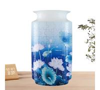 Puzzle Vase for Adults, 3D Jigsaw Puzzle Vase, ABS Building Model Kit for Craft Lovers, Relaxing and Challenging Activity, Home Decor, Mother’s Day, and Birthday Gift, 11.5x20.5cm